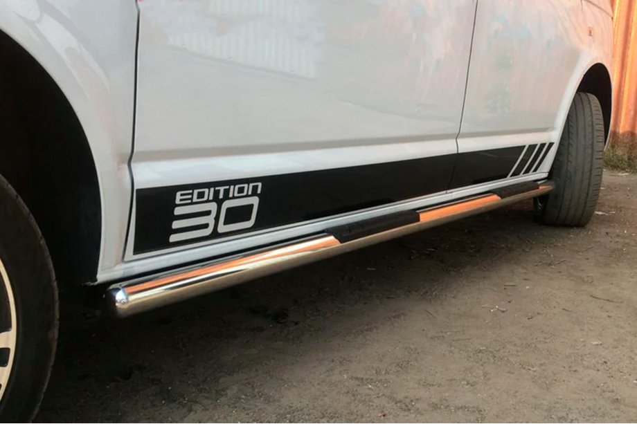 Volkswagen T5 2010-2015 Tevi Laterale (2 buc, Otel Inoxidabil) Image