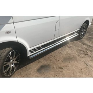 Tevi Laterale (2 buc, Otel Inoxidabil) Volkswagen T5 Caravelle 2004-2010 foto 1