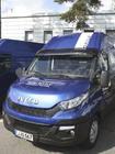 Iveco Daily 2014- Viziera parbriz V1 (negru lucios, 5mm) foto 5