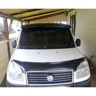 Viziera parbriz (negru lucios, 5mm) Fiat Doblo I 2005-2010 foto 3
