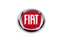 Fiat Emblema (rosu V1, autoadeziv) 120 mm foto 1