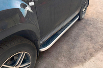 Dacia Duster 2008-2018 Praguri Laterale Tayga Grey V2 (2 buc, Aluminiu) foto 1