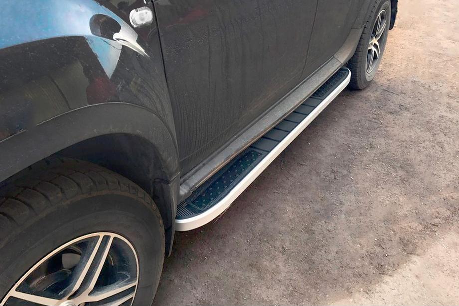 Dacia Duster 2008-2018 Praguri Laterale Tayga Grey V2 (2 buc, Aluminiu) Image