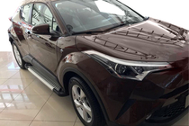 Toyota C-HR 2016-2023 Praguri Laterale Allmond Grey (2 buc, Aluminiu) foto 1