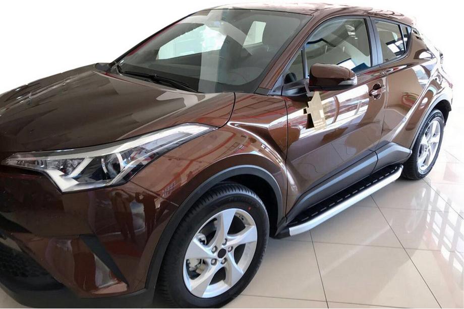 Toyota C-HR 2016-2023 Praguri laterale Fullmond (2 buc, aluminiu) Image