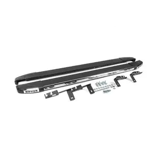 Praguri laterale Omsa Black (2 buc, aluminiu) foto 3