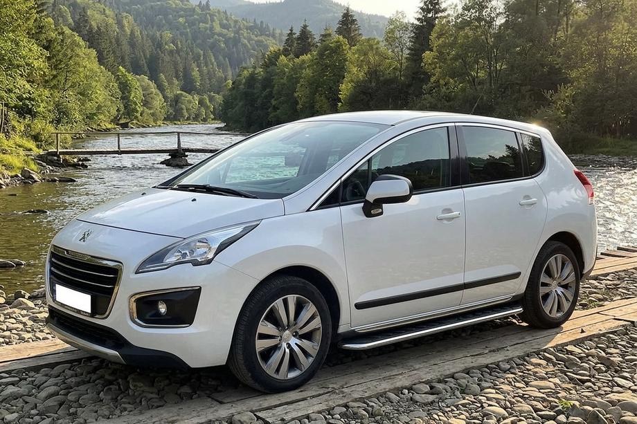 Peugeot 3008 2008-2016 Praguri Laterale Maydos V1 (2 buc, Aluminiu si Otel Inoxidabil) Image