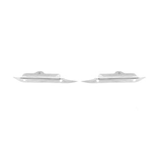 Capac crom pentru senzori parcare (2 buc, inox) Nissan Navara 2006-2015 foto 2