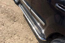 Jeep Grand Cherokee WK 2004-2010 Praguri Laterale Maydos V2 (2 buc, inox) foto 1