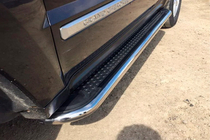 Jeep Grand Cherokee WK 2004-2010 Praguri Laterale Maydos V2 (2 buc, inox) foto 6