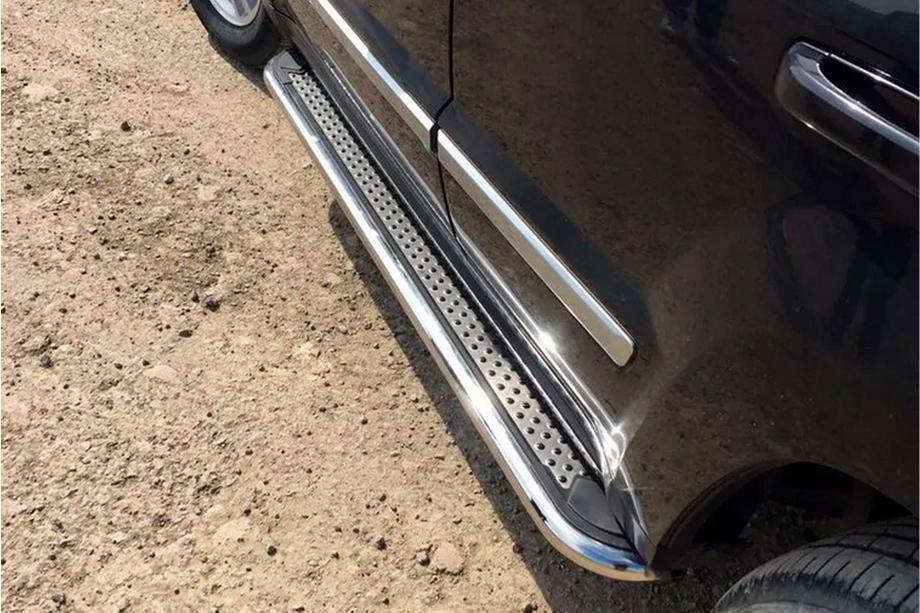 Jeep Grand Cherokee WK 2004-2010 Praguri Laterale Maydos V2 (2 buc, inox) Image