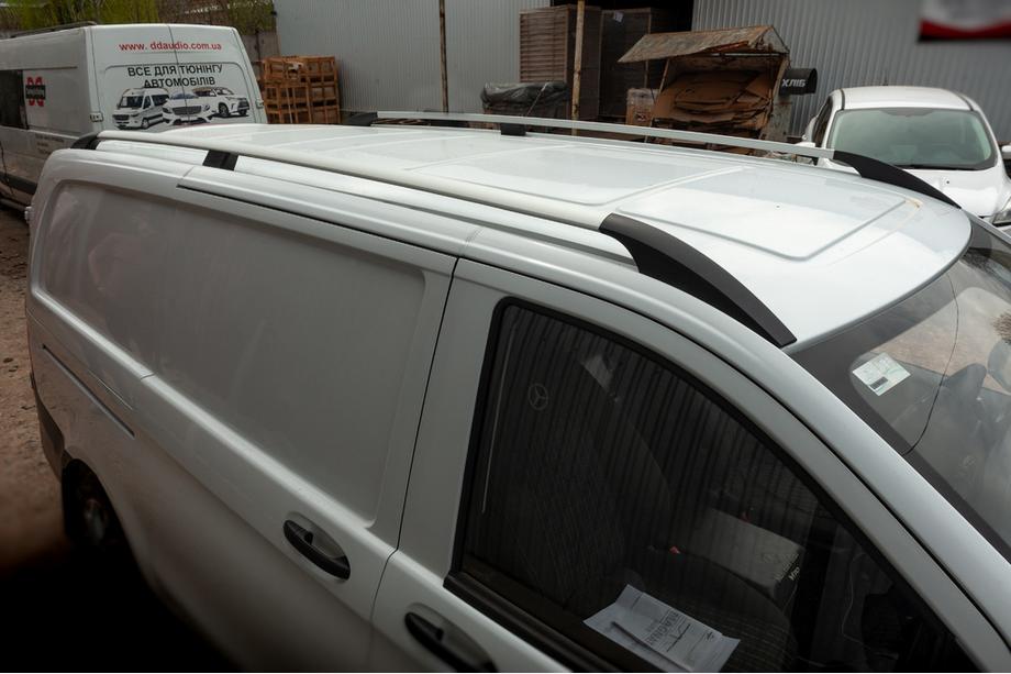 Mercedes Vito/V-class W447 2014- Bare Longitudinale ELITE Crom (Picior Plastic) Ampatament Scurt (Compact) Image