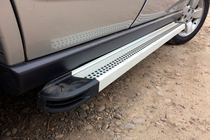 Jeep Grand Cherokee WK 2004-2010 Praguri Laterale Maya V2 (2 buc, Aluminiu) foto 1