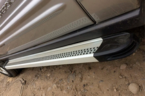 Jeep Grand Cherokee WK 2004-2010 Praguri Laterale Maya V2 (2 buc, Aluminiu) foto 5