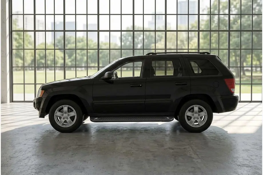 Jeep Grand Cherokee WK 2004-2010 Praguri Laterale Allmond Black (2 buc, Aluminiu) Image