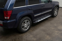 Jeep Grand Cherokee WK 2004-2010 Praguri Laterale Sunrise (2 buc, Aluminiu) foto 1