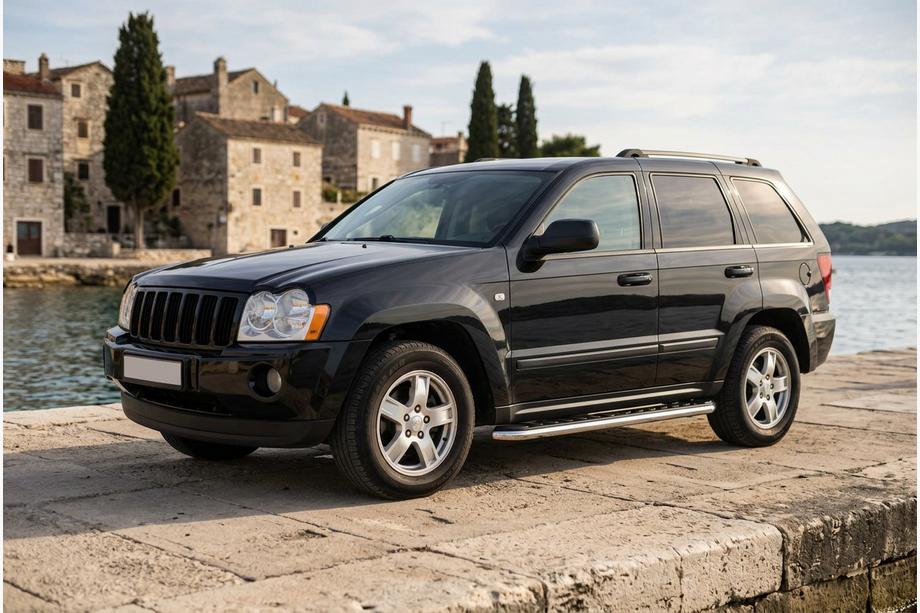 Jeep Grand Cherokee WK 2004-2010 Praguri Laterale Maydos V1 (2 buc, Aluminiu si Otel Inoxidabil) Image