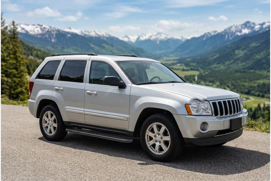 Jeep Grand Cherokee WK 2004-2010 Praguri Laterale Bosphorus Black (2 buc, Aluminiu) Foto 1