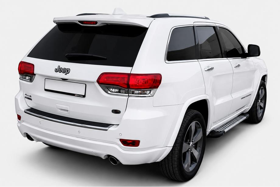Jeep Grand Cherokee WK2 2010-2021 Praguri laterale Allmond Grey (2 buc, aluminiu) Foto 1