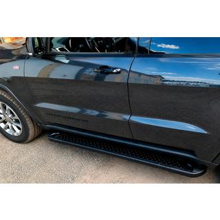 Praguri Laterale Allmond Black (2 buc, Aluminiu) Jeep Grand Cherokee WK2 2010-2021 foto 2