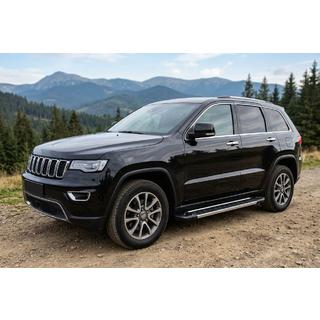 Praguri Laterale RedLine V1 (2 buc, Aluminiu) Jeep Grand Cherokee WK2 2010-2021 foto 1