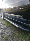 Jeep Compass 2006-2016 Praguri Laterale Duru (2 buc, Aluminiu) foto 2