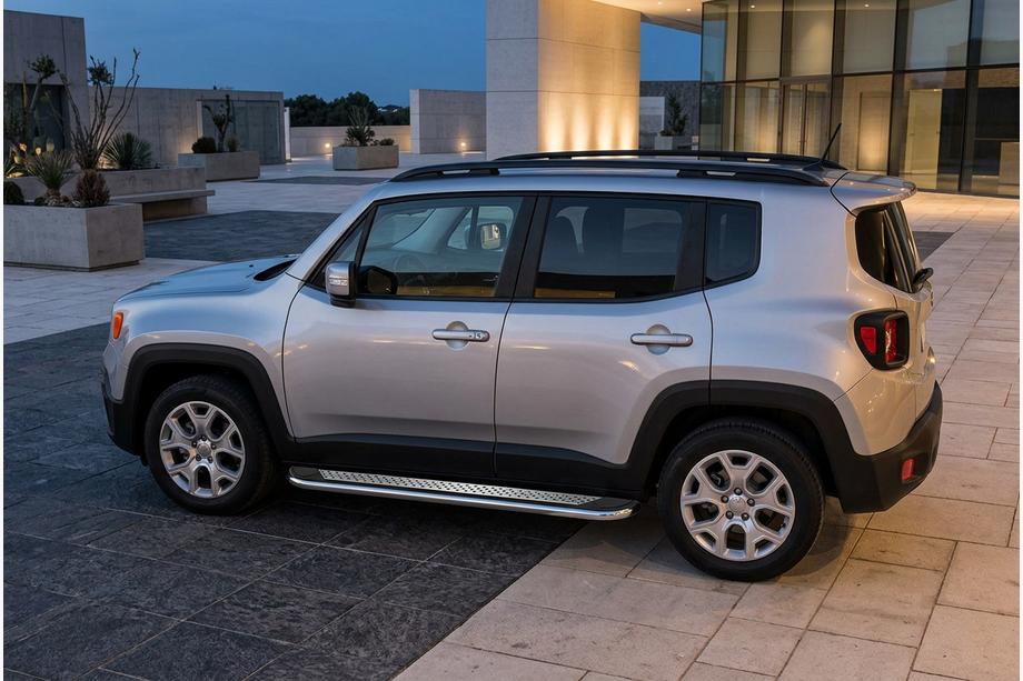 Jeep Renegade 2014- Praguri Laterale Maydos V2 (2 buc, inox) Image
