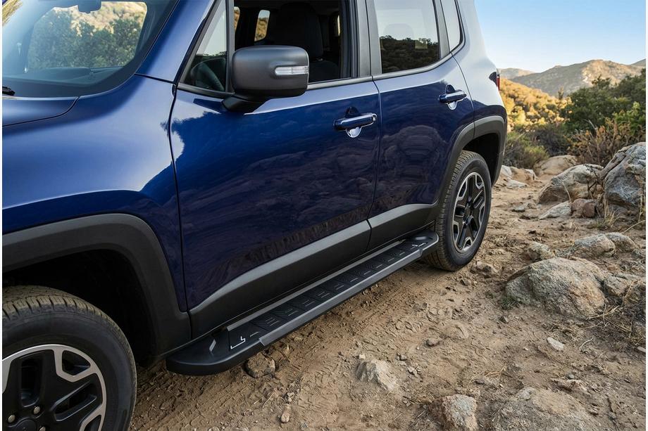 Jeep Renegade 2014- Praguri Laterale RedLine Black (2 buc, Aluminiu) Image