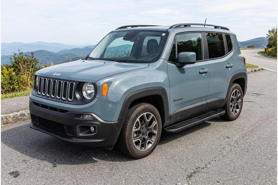 Jeep Renegade 2014- Praguri Laterale Bosphorus Black (2 buc, Aluminiu) Image