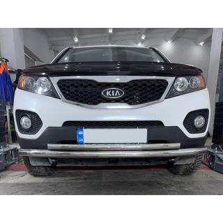 Bara fata inferioara inox Kia Sorento II XM 2009-2014 foto 1
