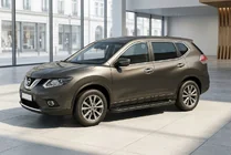 Nissan X-trail T32/Rogue 2014-2021 Praguri Laterale Allmond Black (2 buc, Aluminiu) foto 1