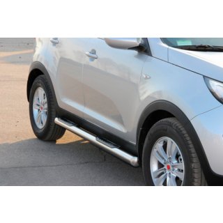 Tevi Laterale (2 buc, Otel Inoxidabil) Kia Sportage 2010-2015 foto 3