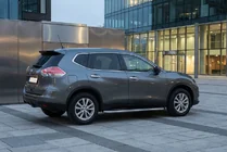 Nissan X-trail T32/Rogue 2014-2021 Praguri Laterale Maydos V1 (2 buc, Aluminiu si Otel Inoxidabil) foto 1