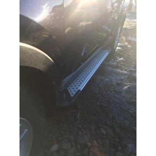 Praguri Laterale Allmond Grey (2 buc, Aluminiu) Kia Sportage 2010-2015 foto 3