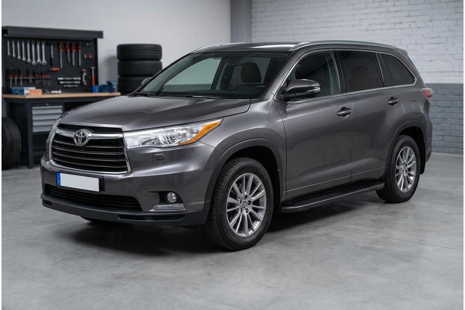 Toyota Highlander 2013-2019 Praguri Laterale Bosphorus Black (2 buc, Aluminiu) Image