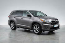 Toyota Highlander 2013-2019 Praguri Laterale Duru (2 buc, Aluminiu) foto 1