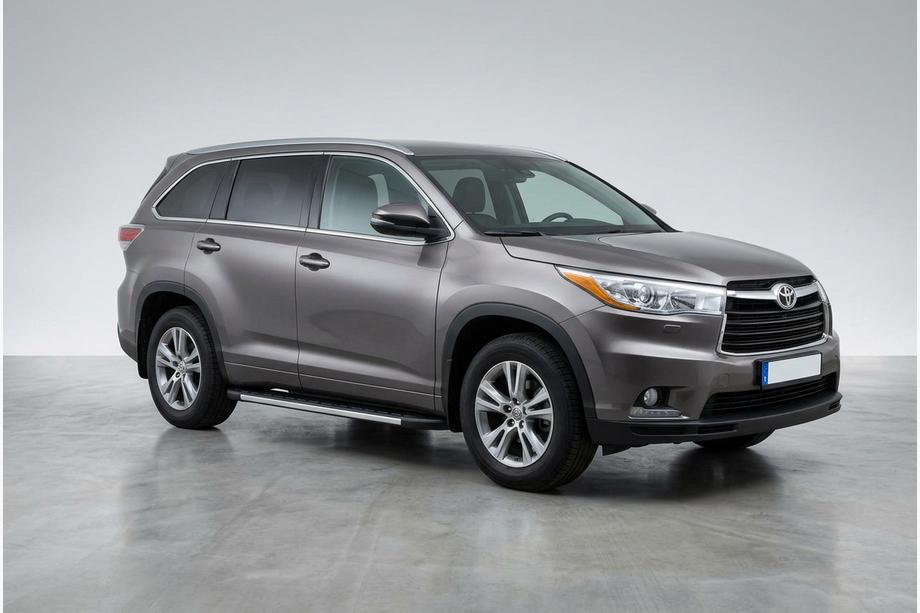 Toyota Highlander 2013-2019 Praguri Laterale Duru (2 buc, Aluminiu) Image