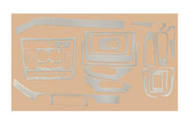 Mercedes Viano 2004-2014 Capac bord Meric (partea frontala) 2006-2015, Aluminiu foto 6