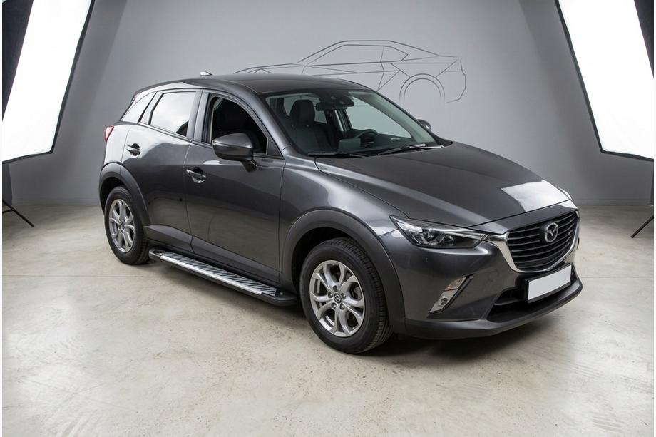Mazda CX-3 2015- Praguri Laterale Line (2 buc, Aluminiu) Image