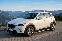Mazda CX-3 2015- Praguri Laterale Maydos V1 (2 buc, Aluminiu si Otel Inoxidabil) foto 1