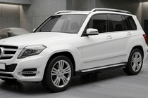 Mercedes GLK class X204 2008-2015 Praguri Laterale Line (2 buc, Aluminiu) foto 1