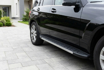Mercedes GLK class X204 2008-2015 Praguri Laterale Duru (2 buc, Aluminiu) foto 1