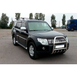 Bullbar QT011 (Otel Inoxidabil) Mitsubishi Pajero Wagon IV 2006-2021 foto 2