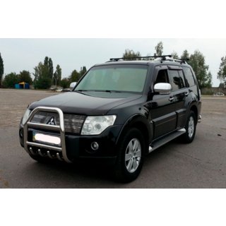 Bullbar QT011 (Otel Inoxidabil) Mitsubishi Pajero Wagon IV 2006-2021 foto 1