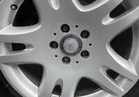 Mercedes-Benz Capace centrale janta 71/75 mm fara inel (4 buc, albastru V2) foto 2