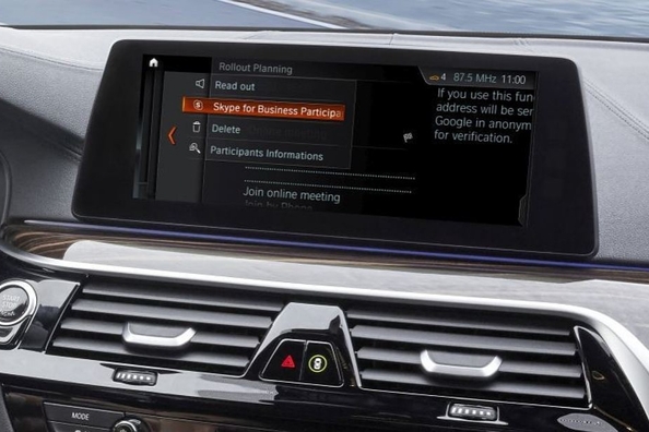 BMW vor primi un pachet de programe de Skype for Business