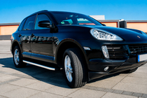 Porsche Cayenne 2003–2010 Praguri Laterale BlackLine (2 buc, Aluminiu) foto 1