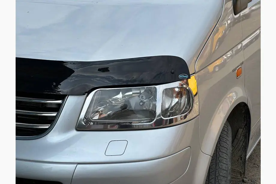 Volkswagen T5 Multivan 2003–2010 Capace cromate pentru faruri fata (2 buc, inox) Foto 3