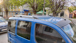 Fiat Doblo I 2005-2010 Bare Longitudinale Crom Baza Maxi, Picioare din Plastic foto 3
