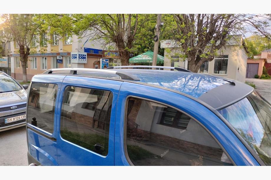 Fiat Doblo I 2005-2010 Bare Longitudinale Crom Baza standard, picioare metalice Foto 3